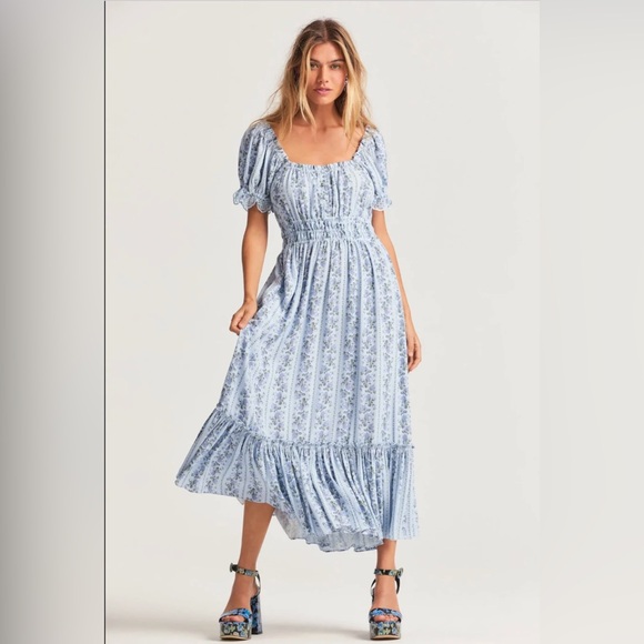 LoveShackFancy Terrence Midi Dress Size XS - Picture 1 of 9